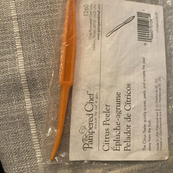 Pampered Chef Citrus Peeler #1260 NIP Brand new Orange Fruit - Picture 5 of 5